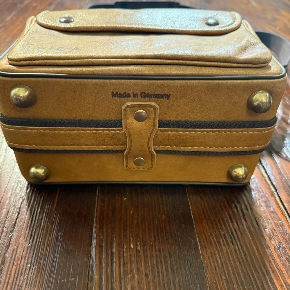 Leitz Leica Leather Combination Camera Lens Case - Leather - Made in Germany